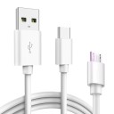 USB till Micro USB / USB-C datakabel 1,5 m 1