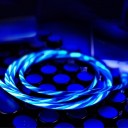 USB till USB-C / Micro USB / Lightning Charging Upplyst kabel 2