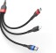 USB töltőkábel USB-C / Micro USB / Lightning 3