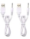 USB-virtakaapeli DC 2,5 mm 2 kpl 1