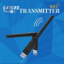USB WiFi Adapter for Windows Computer Speed up to 150 Mbps Standard 802.11n 2.4 GHz Band 2 dBi Antenna WPA2 Encryption USB 2.0 Black 5