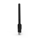 USB WiFi adaptér pro počítač s Windows Rychlost až 150 Mbps Standard 802.11n Pásmo 2,4 GHz Anténa 2 dBi Šifrování WPA2 USB 2.0 Černý 3