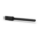 USB WiFi-adapter til computer med Windows Hastighed op til 150 Mbps Standard 802.11n Bånd 2,4 GHz Antenne 2 dBi Kryptering WPA2 USB 2.0 Sort 4