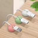Uși autoadezive din silicon pentru cabluri set 6 bucăți în culori pentru organizarea cablurilor 4