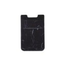 Utazási tároló kártyákhoz és iratokhoz rugalmas lycrából Vékony kivitel márvány mintával Méret 8,8 x 5,8 cm Felső kivágás a kártya eltávolításához 1
