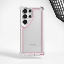 Ütésálló tok a Samsung Galaxy S24+ számára Átlátszó hátlappal Erősített sarkok PC és TPU Tartós mobil tok Samsung S24 Pluszhoz Minden 3