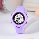 UTHAI CE49 Kinder Digitaluhr mit Hintergrundbeleuchtung, Wecker und 30m Wasserdichtigkeit - Bunte Uhr für Alltag und Sport 9