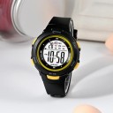 UTHAI CE49 Kinder Digitaluhr mit Hintergrundbeleuchtung, Wecker und 30m Wasserdichtigkeit - Bunte Uhr für Alltag und Sport 3