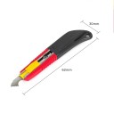 Utility Knife with 12 Replacement Hook Blades Metal Cutting Knife for Carpets and Films Hobby Knife Industrial Cutting Workshop Tools 2