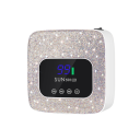 UV LED lampa na nehty 180 W dobíjecí 57 LED diod 365 nm a 405 nm baterie 2000 mAh ABS s kamínky 3 režimy časovače Na gelové nehty i manikúru 3