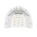 UV LED lampa na nehty 48 W 30 LED diod se 4 časy vytvrzování a odkládacím výkrojem na mobil ABS plast Bílá Na gelové nehty i manikúru 2