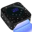 UV LED lampa na nehty dobíjecí 30 LED diod s kamínky dotykový displej ve tvaru srdce 5 nastavení časovače Na gelové nehty i domácí manikúru 2