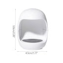 UV LED mini lampa na nehty 6 W s USB nabíjením rozměry 4,5 x 4,5 x 6 cm kompaktní a cestovní na vytvrzování gel laku a domácí manikúru 4