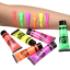 UV-leuchtende Körper- und Gesichtsfarbe, professionelle Neonfarbe, 10 ml Gesichtsfarben-Set, 24-teiliges Halloween-Make-up 1