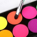UV-lysende krops- og ansigtsmaling Professionel neonmaling Neon ansigtsmalingspalette 8 farver Halloween-makeup 4