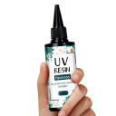 UV pryskyřičné lepidlo 50 g Epoxidová pryskyřice Bezbarvá kapalina Rychleschnoucí Křišťálová tvrdost Výroba šperků DIY Dekorace 6
