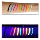 UV svietiaca neonová farba na tvár a telo fluorescenčná paleta rýchloschnúca 154 x 51 x 13 mm na Halloween párty maskovanie a make-up 2