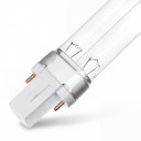 UVC lámpa 13 W 60 V Kétcsöves 185 mm Átlátszó üveg és fehér foglalat két tűvel Hideg fehér 5500–7000 K G23 foglalatú készülékhez 3