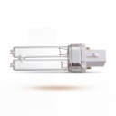 UVC lámpa 5 W 60 V Kétcsöves 105 mm Átlátszó üveg és fehér foglalat két tűvel Hideg fehér 5500–7000 K G23 foglalatú készülékekhez 2