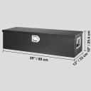 Uzamykatelný box na nářadí se zámkem z nerezové oceli a bočními madly objem 83 L 99 x 33 x 25,4 cm do nákladního vozu i dílny 4