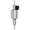 Üzemanyag szivattyú 12V/24V 143 × 53 × 52 mm Elektromos üzemanyag szivattyú ABS + fém Hordozható szivattyú üzemanyaghoz dízelhez benzinhez 1