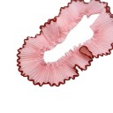 Vaaleanpunainen pitsinauha 3 cm x 91 cm Shifoninen koristeellinen nauha koristeellisin reunoineen Koristeellinen pitsi vaatteiden ompeluun koristeisiin DIY 3