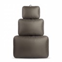 Vacuum Storage Bag for Clothes Set of 3, Compression, Waterproof, 18/25/55 l, 70D Nylon with TPU, Olive Green, for Travel and Suitcases 6