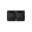 Vægmonterede stoflommer til dyrkning 18 x 33 cm To lommer 15 x 15 cm Vertikal have Hjemmehave Urtehave Pladsbesparende vægdekoration 3