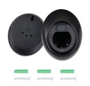 Vægmonteret opladerholder til elbil Type 2 15x12x8 cm sort til opbevaring af ladestik til EV-station 1