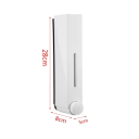 Vægmonteret sæbe- og showergeldispenser 420 ml Badeværelsesvaskemiddeldispenser 5×8×28 cm Pumpe med skruer og dyvler 3