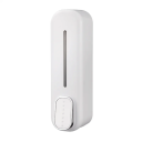 Vægmonteret sæbe- og showergeldispenser 420 ml Badeværelsesvaskemiddeldispenser 5×8×28 cm Væskepumpe Montering uden boring 6