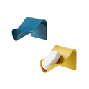 Vægmonteret sæbeskål i plastik 11,5×8×9 cm, selvdrænende sæbeskål med vandafløb, sæbeholder til badeværelset, ingen boring, klæbemontering 5