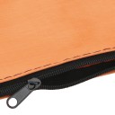 Værktøjsetui tekstil 19 x 11 cm Lille taske til værktøj med praktisk lynlås Holdbart etui til opbevaring af værktøj Orange Sort 3