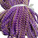 Vågformad dekorativ band 5 mm x 4,6 m Polyester spetsband för sömnad dekoration av kläder scrapbooking bröllopsdekoration DIY skapande 7