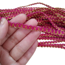 Vågformad dekorativ band 5 mm x 4,6 m Polyester spetsband för sömnad dekoration av kläder scrapbooking bröllopsdekoration DIY skapande 12