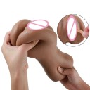 Vagin artificial 2 în 1 și deschidere anală pentru plăcere și discreție maxime, design din silicon cu întreținere ușoară 3