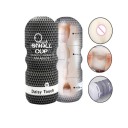 Vagin artificielle réaliste avec texture intérieure authentique dans un emballage en plastique rigide de 16x7 cm dans un emballage discret 3