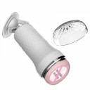 Vagina artificial realista con ventosa y textura realista en un estuche rígido para una estimulación fuerte, embalaje discreto. 2