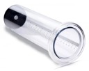 Vakuum penispumpe 22,9x5,7 cm med trykmåler, udskiftelig cylinder og manuel pumpe, diskret emballage 5