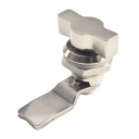 Válcový zámek na skříňky a nábytek s otočným jazýčkem 50 × 38,7 mm mechanický zámek pro dvířka zásuvky a skříňky 5