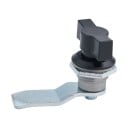 Valcový zámok na skrinky a nábytok s otočným jazýčkom 50 × 38,7 mm mechanický zámok pre dvierka zásuvky a skrinky 1