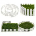 Valla de madera en miniatura para el jardín J1386 1
