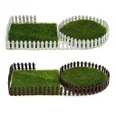 Valla de madera en miniatura para el jardín J1386 6