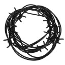 Valse decoratieve prikkeldraad 2,5 m decoratieve rekwisiet imitatie prikkeldraad voor Halloween, thematische feesten en griezelige decoratie 3
