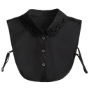 Valse kraag voor dames met kant Elegante afneembare kraag Decoratieve kraag voor trui, blouse, jurk Romantisch accessoire 1