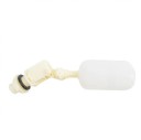 Valvola galleggiante per il mantenimento automatico del livello dell'acqua con attacco da 1/2 pollice 21 x 5 cm in plastica bianca per serbatoi 1