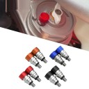Válvulas de purga de colores para horquilla M4x0.7 para motocicleta universal CNC aluminio acero inoxidable par accesorios 1