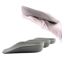 Válvulas ortopédicas para sapatos 3,5 cm Aumento do calcanhar Cinza Amortecimento Apoio ao caminhar Palmilhas confortáveis para uso diário 4