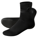 Vandresko 3 mm Gummisål Skridsikre Neopren Unisex Sorte Strand Aquashoes til havet pool dykning 3