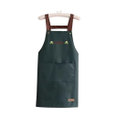 Vandtæt køkkenforklæde 71 x 68 cm med Hello tryk Japansk stil Stor lomme Madlavning Bagning Praktisk komfortabelt forklæde 13